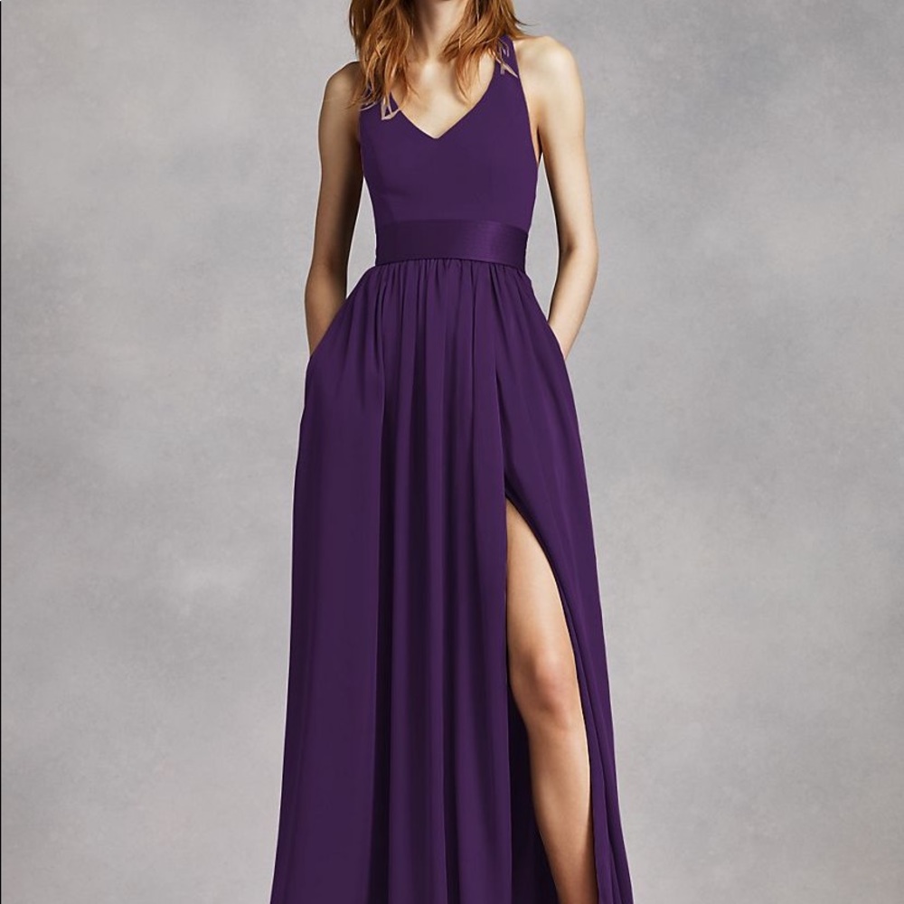 Vera Wang Amethyst Bridesmaid dress